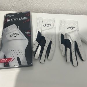 Callaway Mens golf gloves 2 pack - Right handed